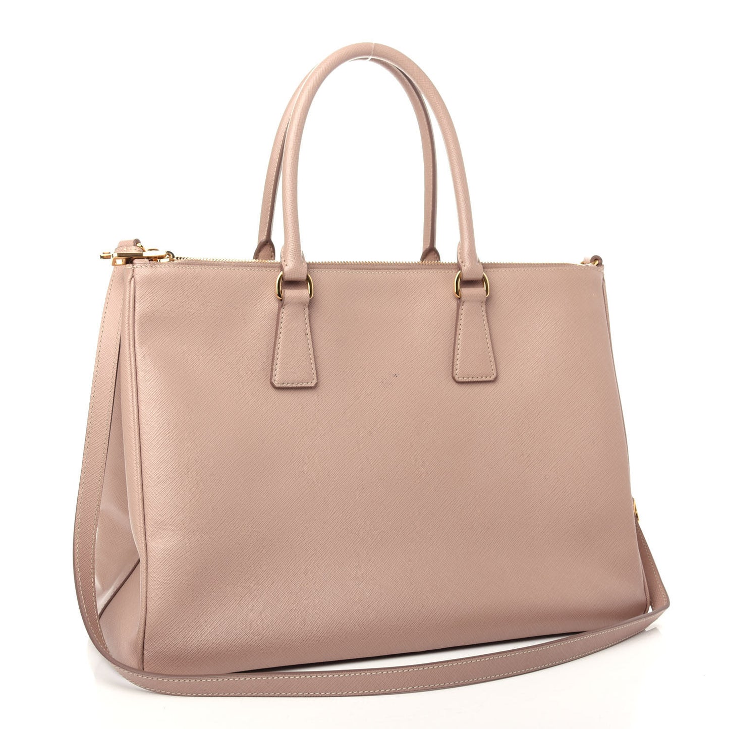 Saffiano Large Galleria Double Zip Tote Cammeo