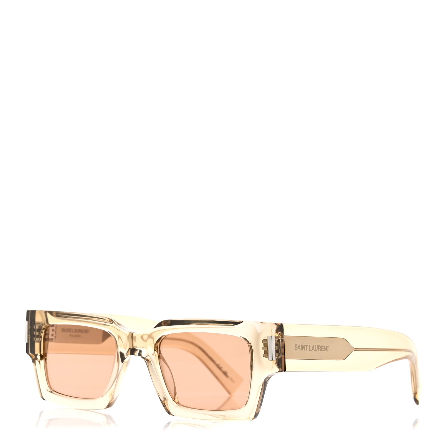 Saint Laurent Acetate SL 572 Sunglasses Gold 1 of 7