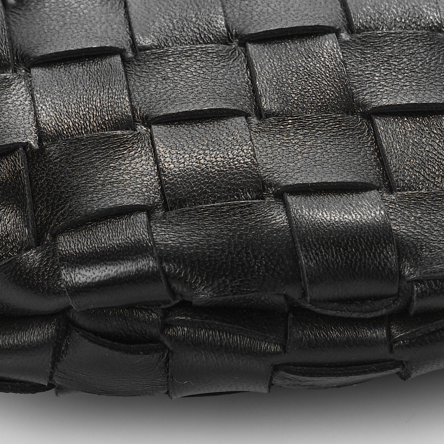 Nappa Intrecciato Mini Sardine Bag Black
