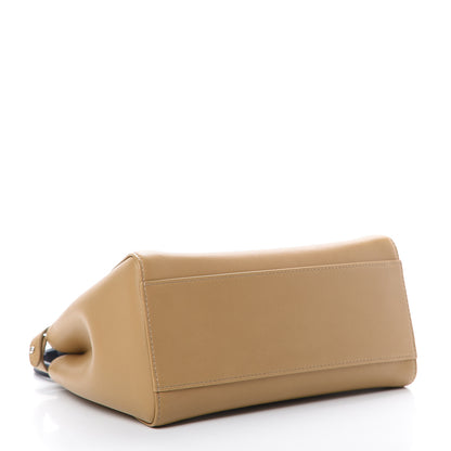 Fendi Nappa Colorblock Mini Peekaboo Iconic Satchel Cuoio Oceano Multicolor 4 of 12