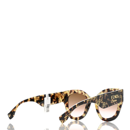 Fendi Acetate Fendi Roma Cat Eye Sunglasses FF 0435/S Havana 4 of 7