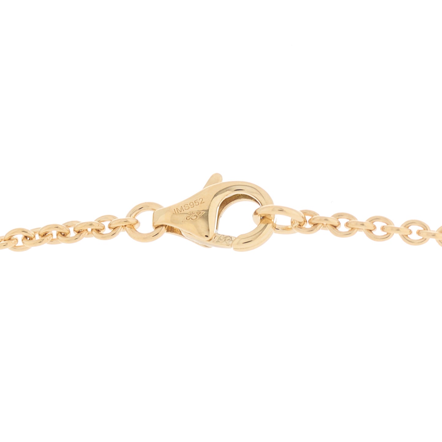 18K Yellow Gold Interlocking LOVE Necklace
