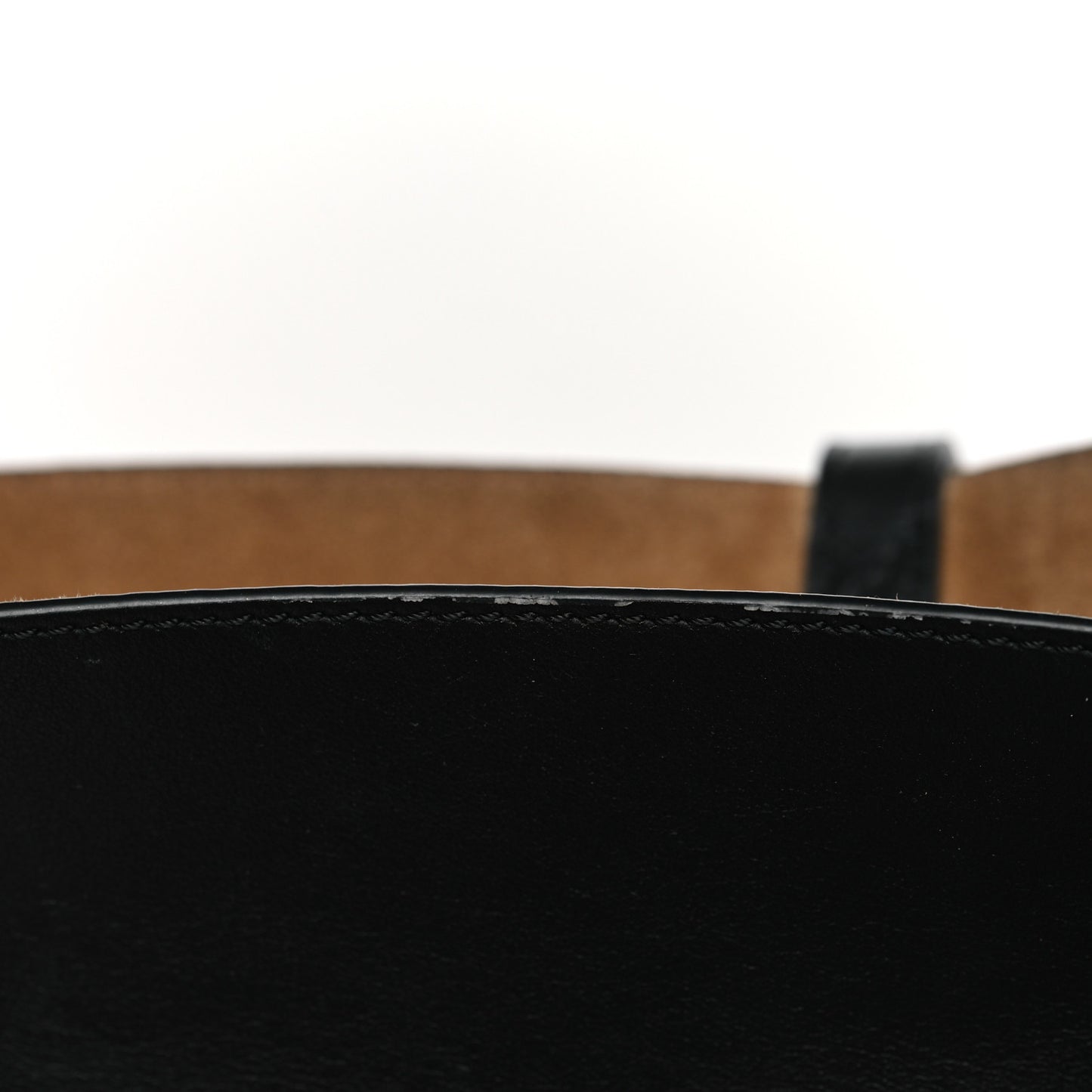 Shiny Calfskin Medium Puzzle Fold Tote Black