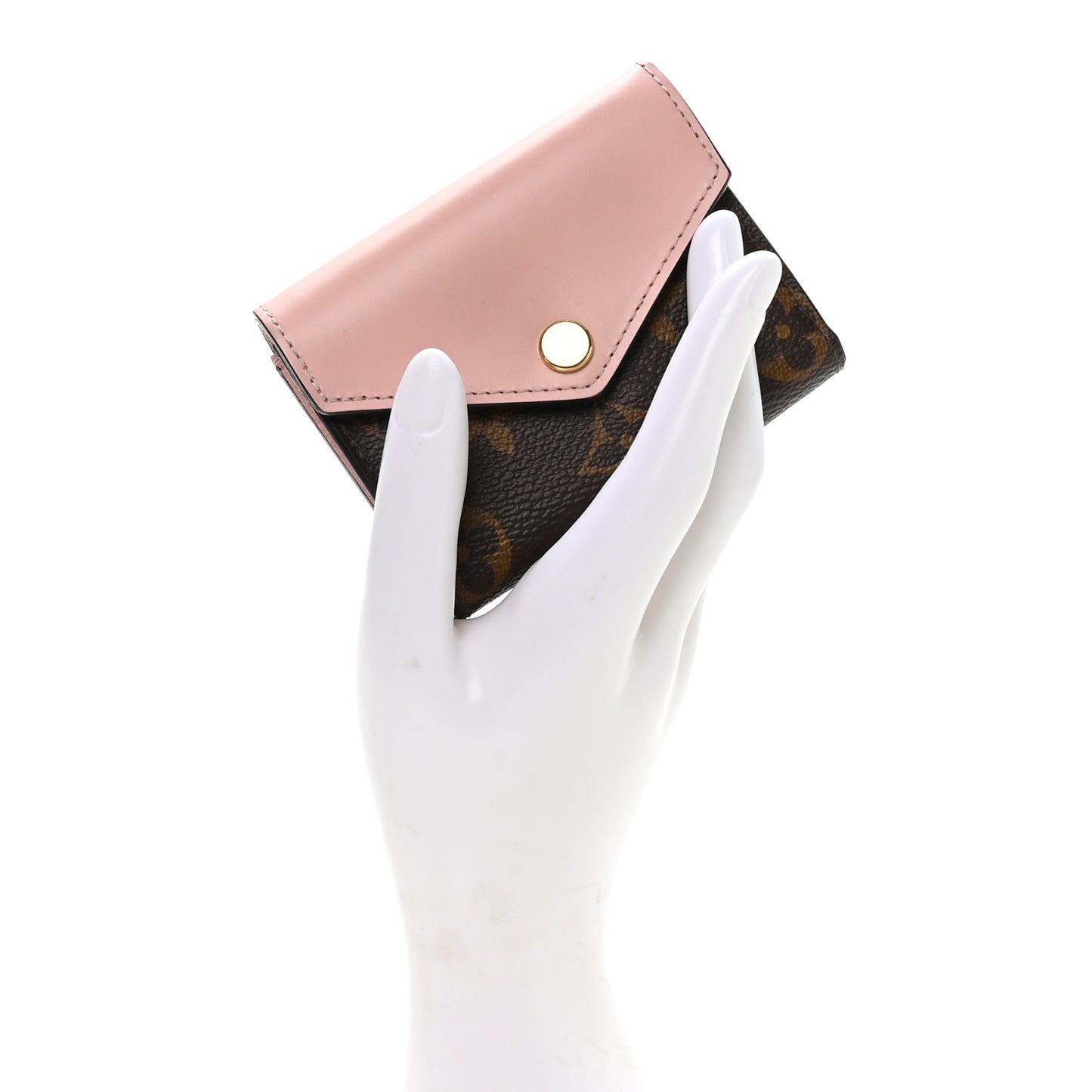 Monogram Zoe Wallet Rose Ballerine