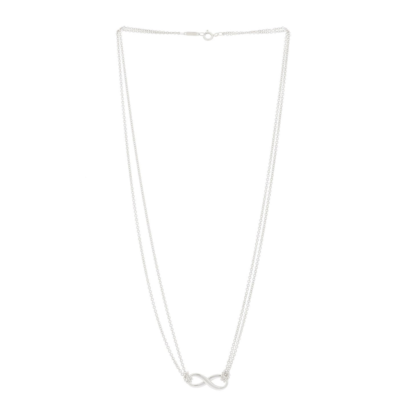 Sterling Silver Infinity Pendant Necklace