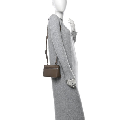 Loro Piana Grained Calfskin L19 Extra Pocket Pouch Warm Mastic 3 of 11