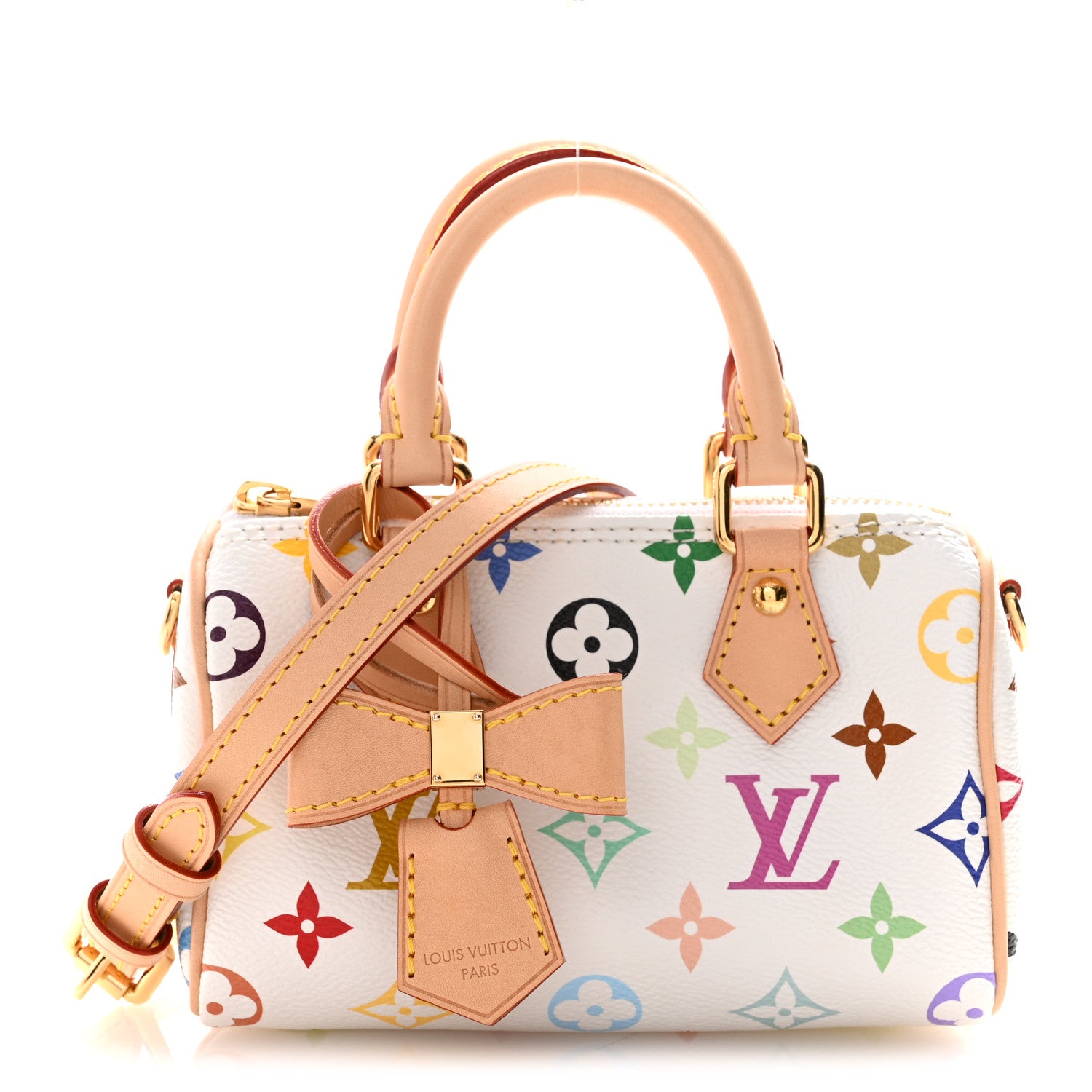 Louis Vuitton LV X TM Monogram Multicolor Nano Speedy White 1 of 12