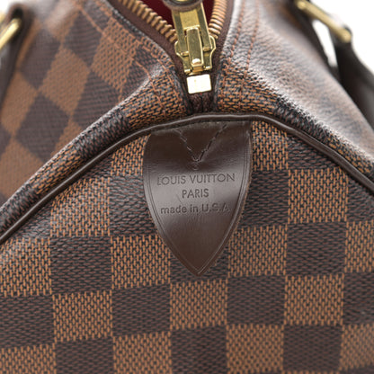 Louis Vuitton Damier Ebene Speedy 30 6 of 17