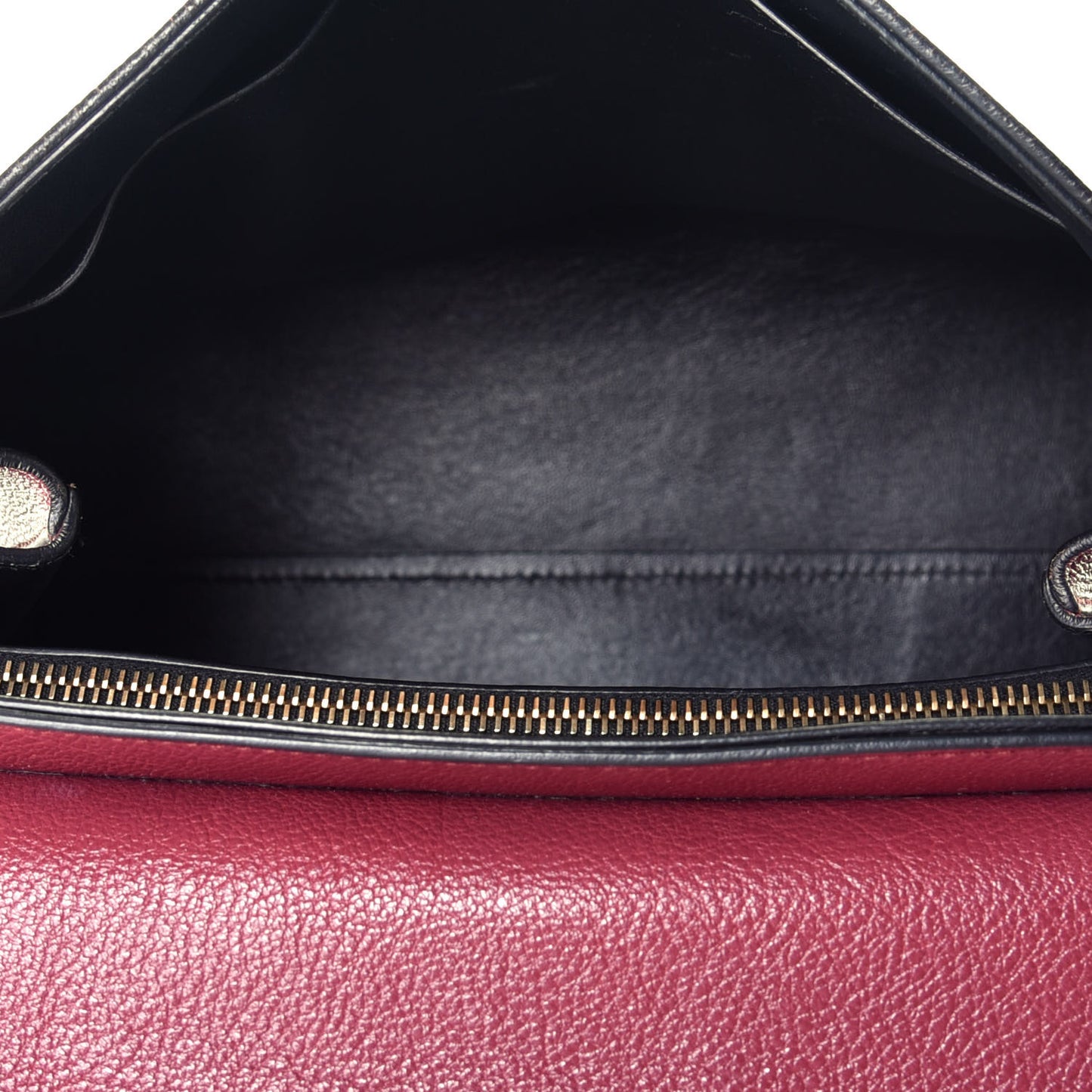 Grainy Calfskin VRing Shoulder Bag Cerise