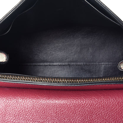 Valentino Garavani Grainy Calfskin VRing Shoulder Bag Cerise 6 of 9