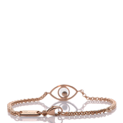 Chopard 18K Rose Gold Diamond Good Luck Charms Eye Bracelet 3 of 8