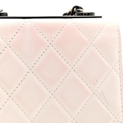 Chanel Lambskin Quilted Mini Trendy CC Clutch With Chain White White 12 of 12