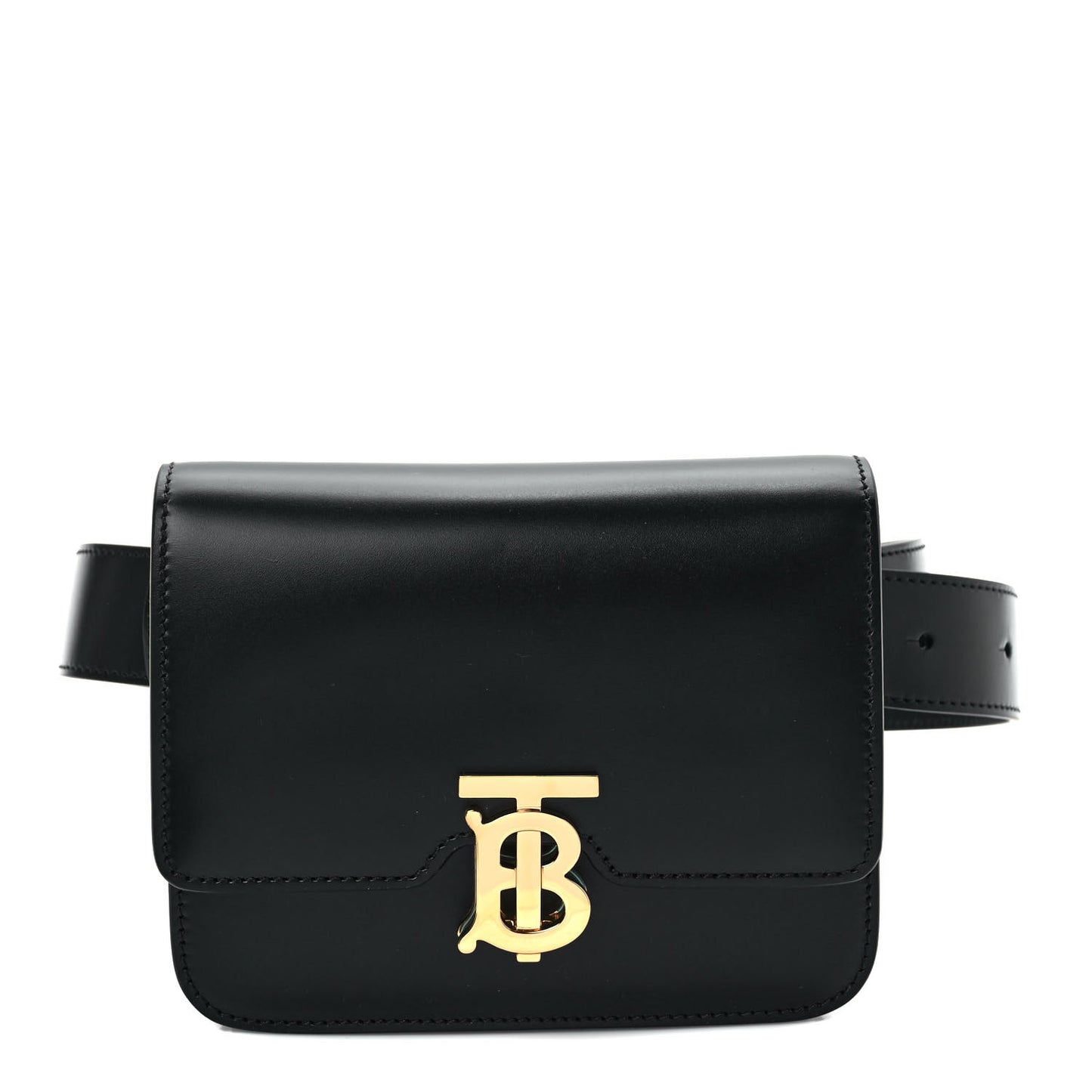 Calfskin TB Bum Bag Black
