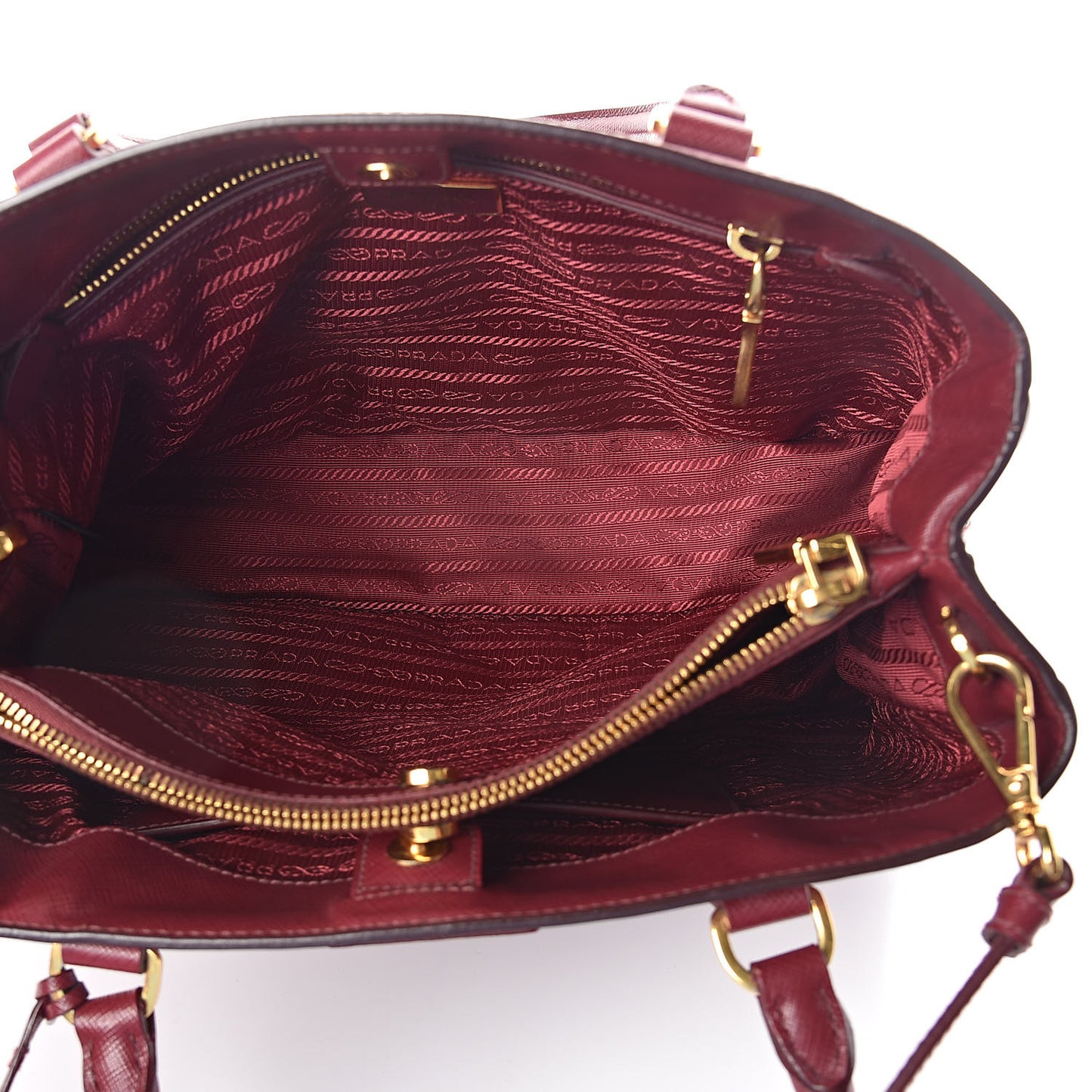 Saffiano Medium Tote Cherry