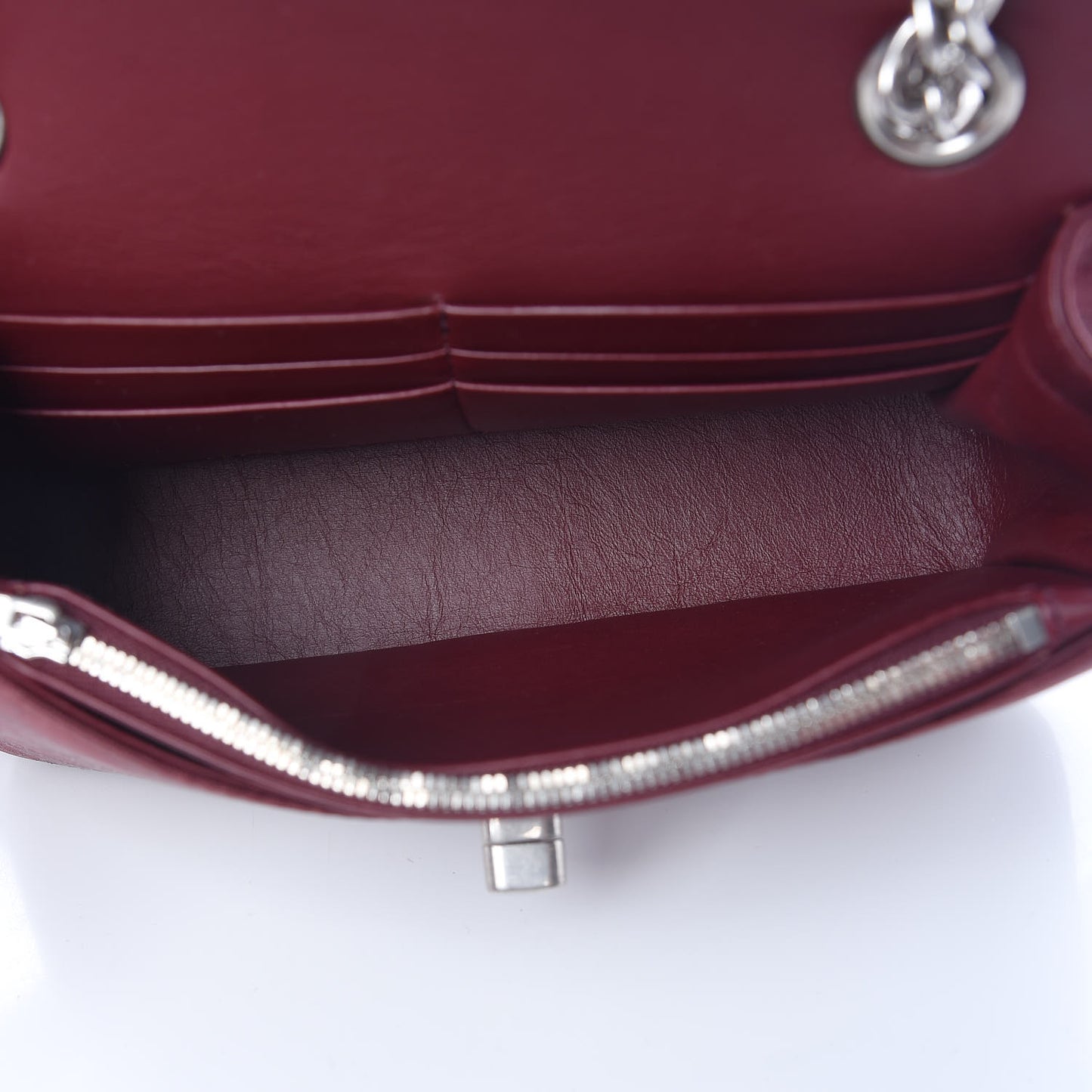 Nylon Jacquard Diagonal Logo Small Scarf Lock Chain Shoulder Bag Rouge Bordeaux Black Beige