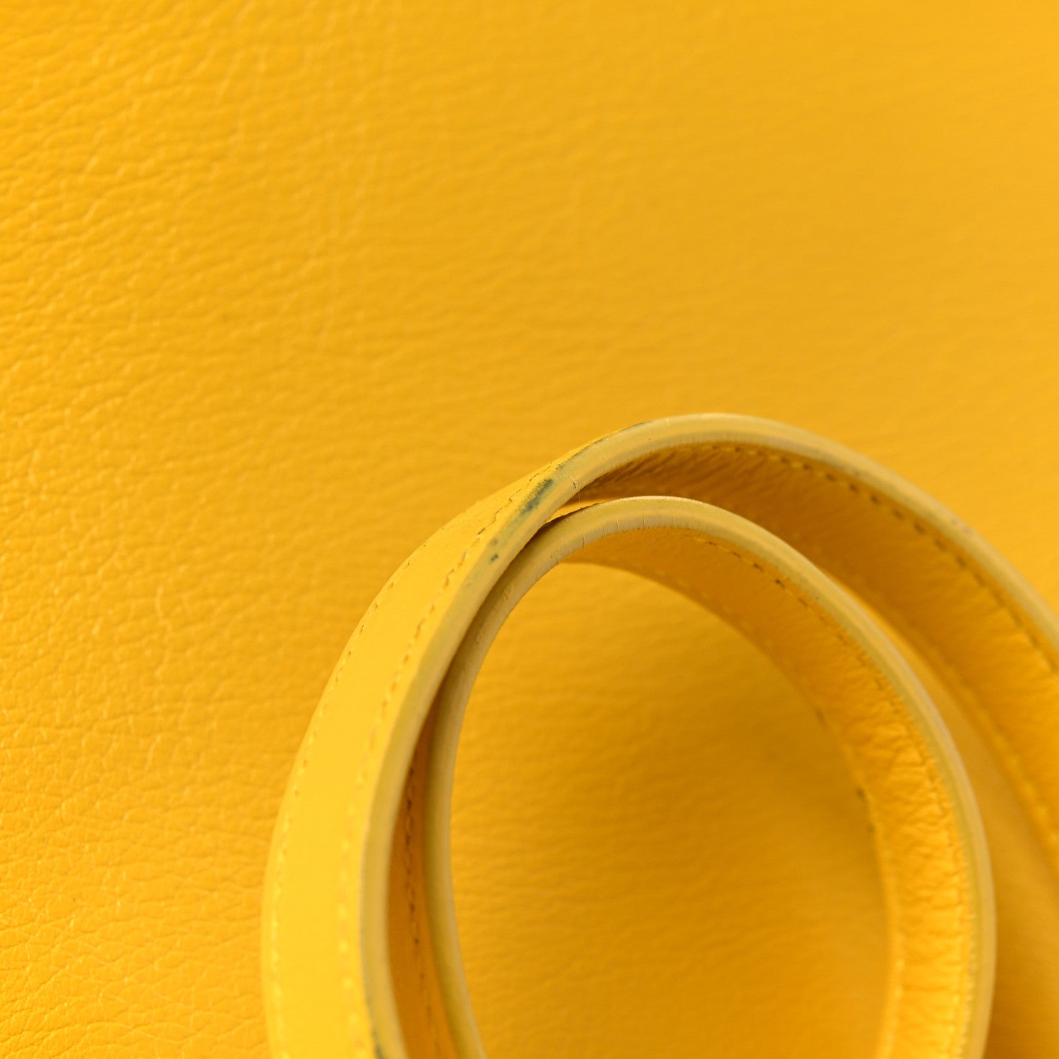 Saint Laurent Grained Calfskin Baby Sac De Jour Yellow 14 of 15