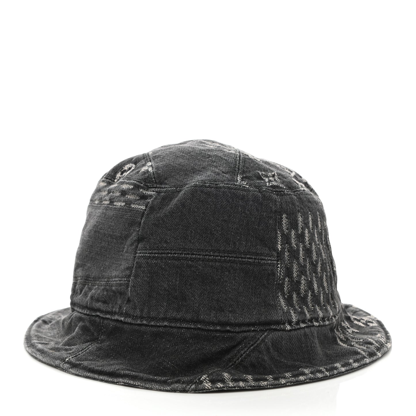 x NIGO Monogram Giant Denim Giant Damier Wave Sun Hat Gray
