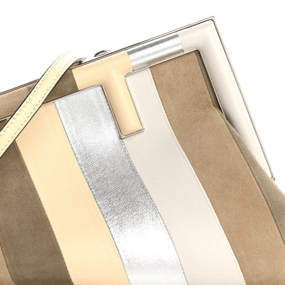 Fendi Nappa Suede Striped Inlay Small Fendi First Multicolor 8 of 14