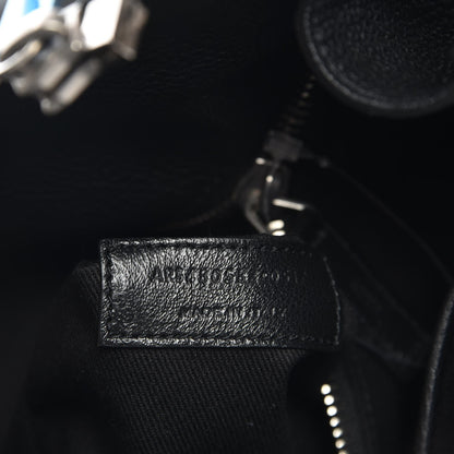 Saint Laurent Grained Calfskin Sac De Jour Souple North South Tote Black 8 of 8