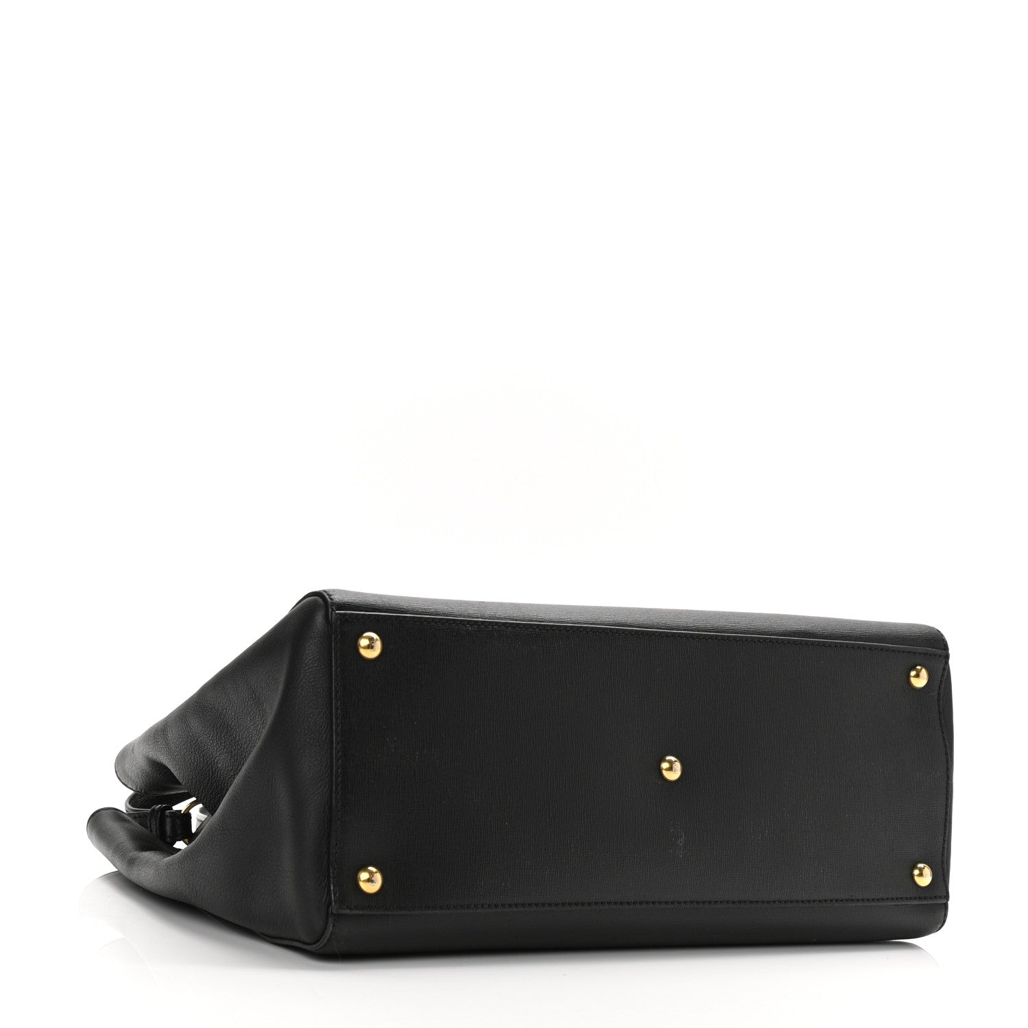 Fendi Vitello Elite Regular 2Jours Tote Black 4 of 12