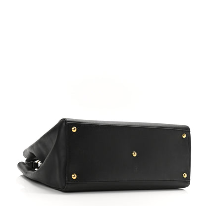 Fendi Vitello Elite Regular 2Jours Tote Black 4 of 12