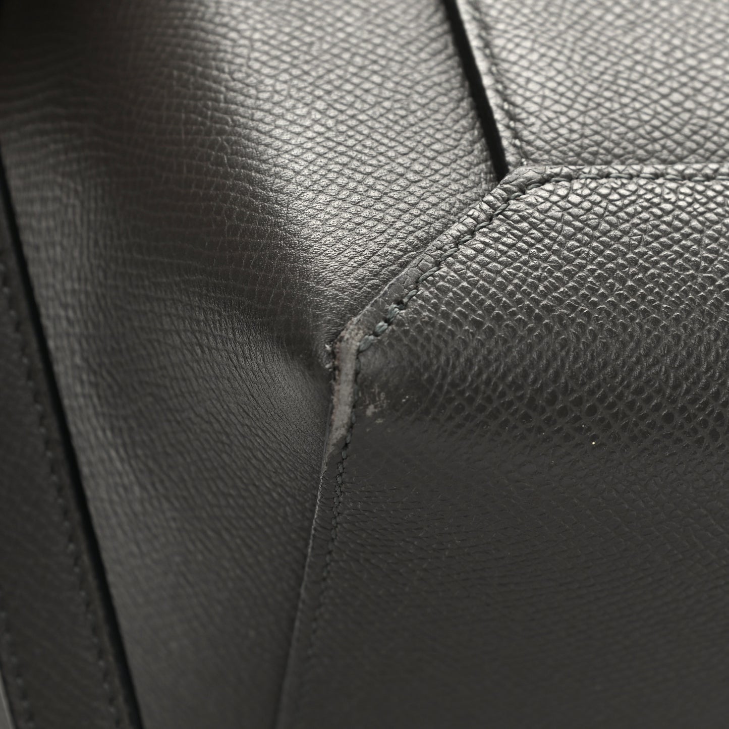Baby Grained Calfskin Micro Belt Bag Grey