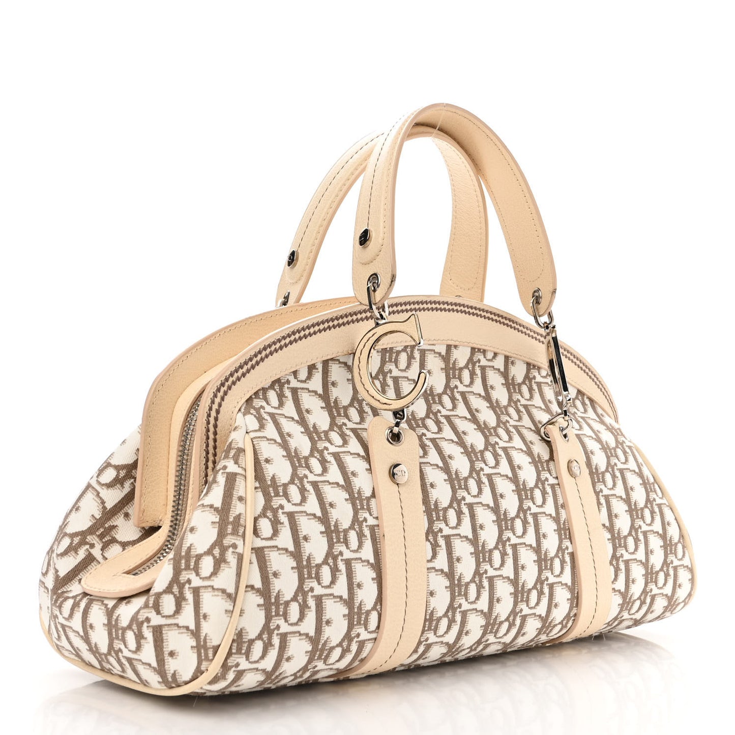 Monogram Vintage Flowers Bowler Beige