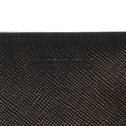 Prada Tessuto Nylon Continental Flap Wallet Black 7 of 10