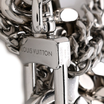 Louis Vuitton Metal Monogram Chain Belt Silver 3 of 3