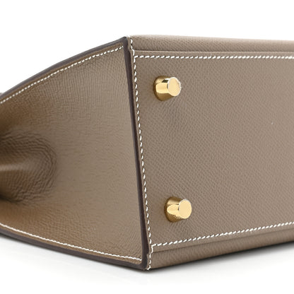 Hermes Epsom Kelly Sellier 25 Etoupe 8 of 9