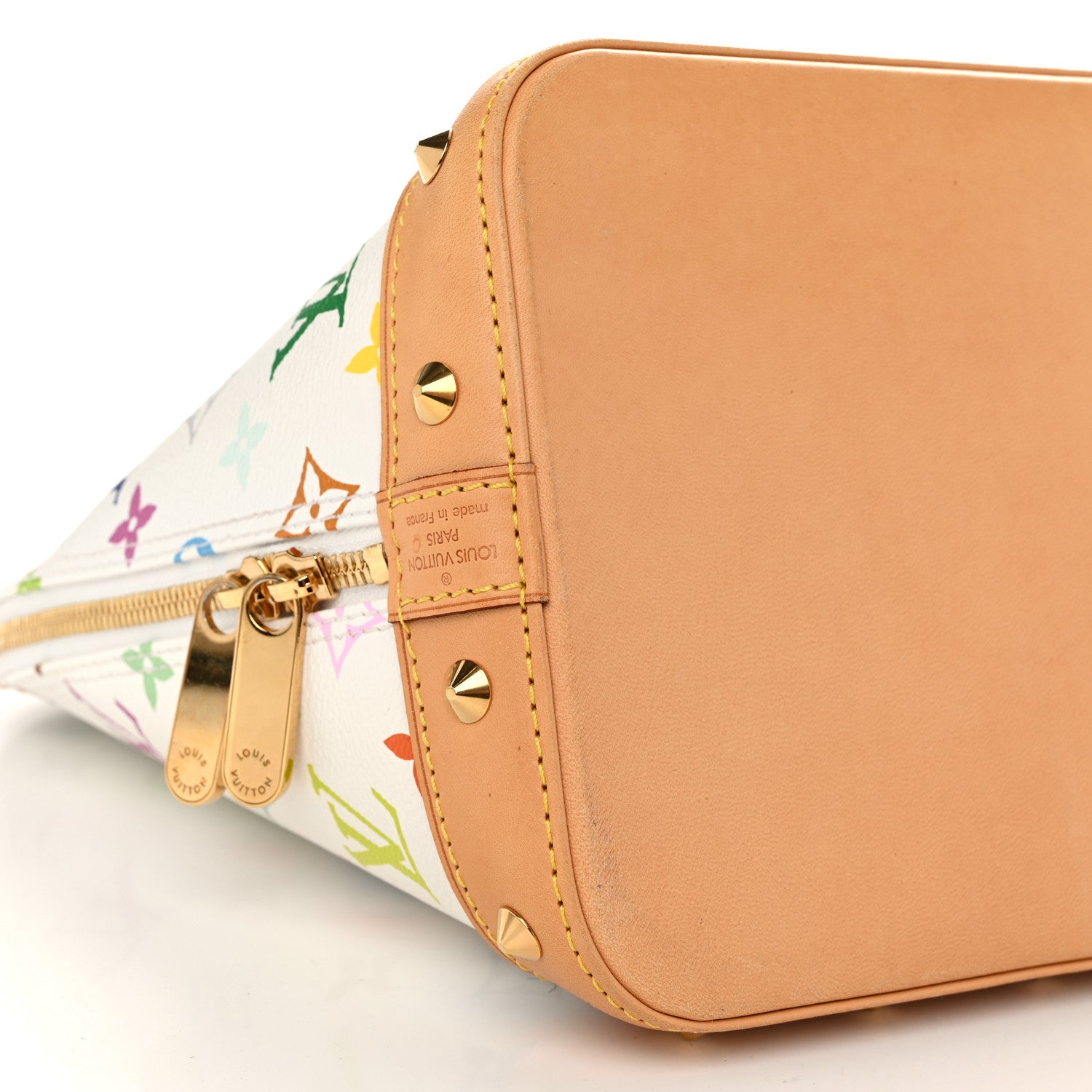 Louis Vuitton Monogram Multicolor Alma White 8 of 9