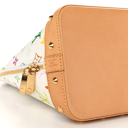 Louis Vuitton Monogram Multicolor Alma White 8 of 9