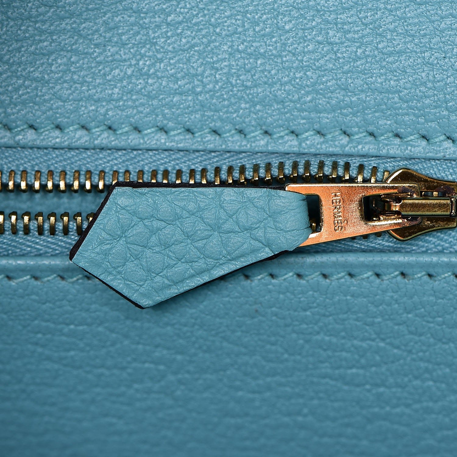 Hermes Togo Birkin 30 Bleu Atoll 15 of 35