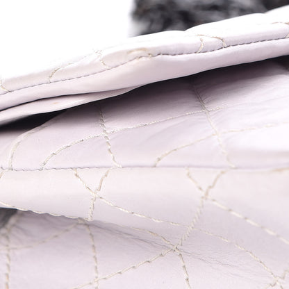 Chanel Aged Calfskin Quilted 2.55 Reissue 225 Flap Light Grey 14 of 16