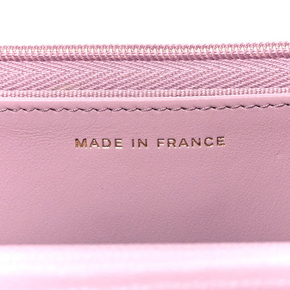 Chanel Caviar Quilted Wallet on Chain WOC Light Pink 7 of 12