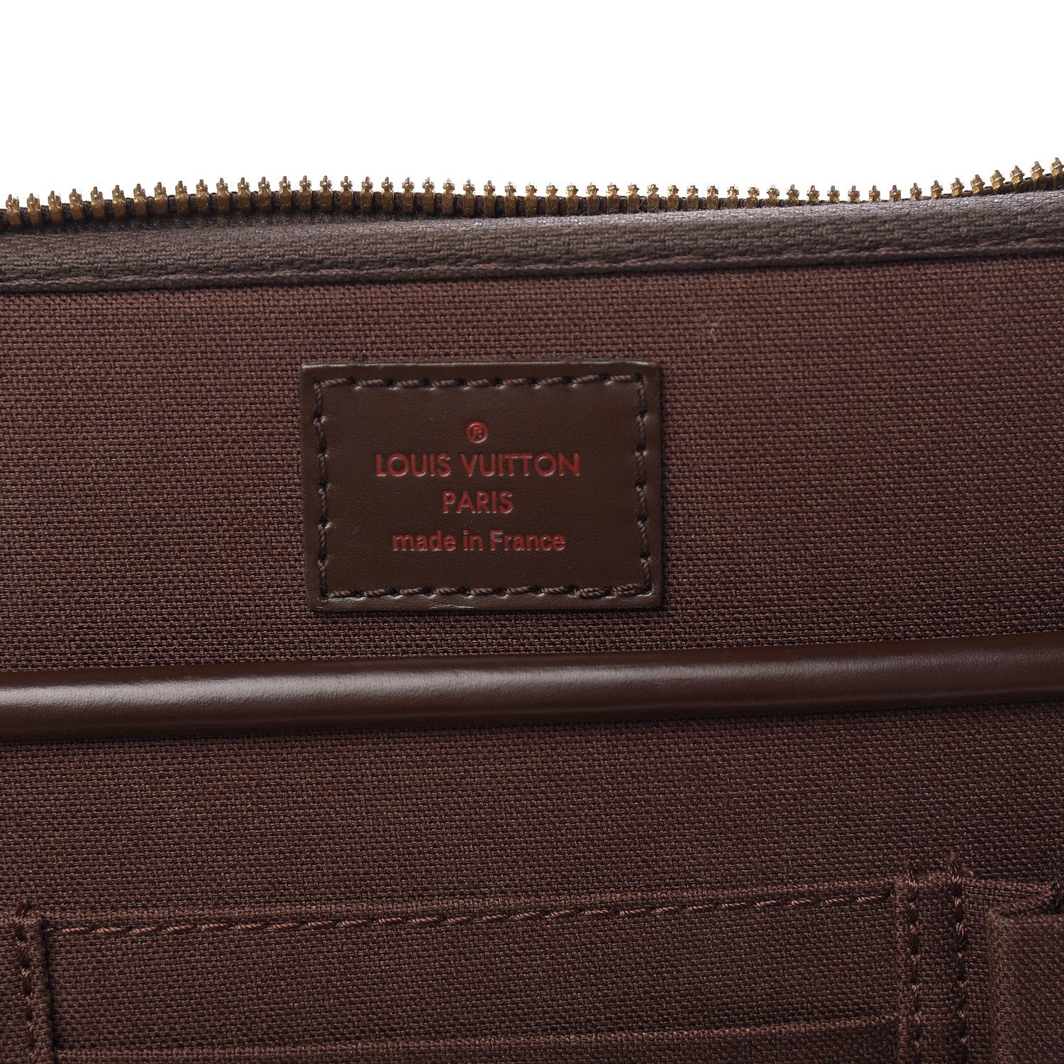 Louis Vuitton Damier Ebene Porte Ordinateur Sabana NM Computer Case 6 of 16