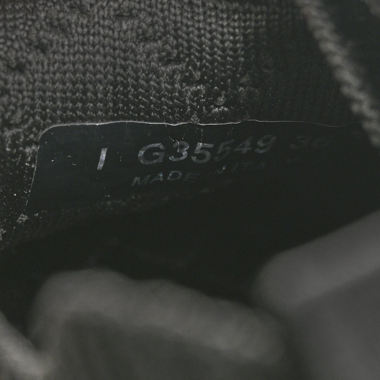 Chanel Fabric Logo Sneakers 36 Black 8 of 10