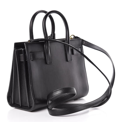 Saint Laurent Calfskin Nano Sac de Jour Black 3 of 13
