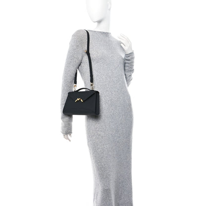 Moynat Carat Calfskin Gabrielle Clutch Black 2 of 9