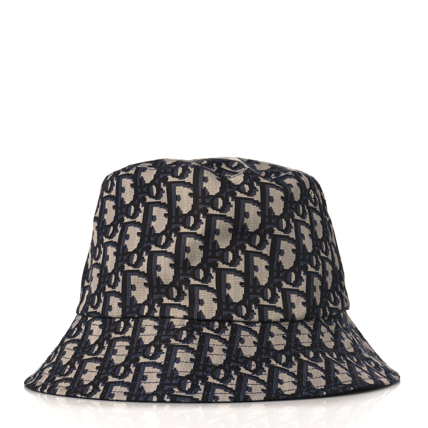 Polyester Cotton Oblique Teddy-D Brim Bucket Hat 58 Navy