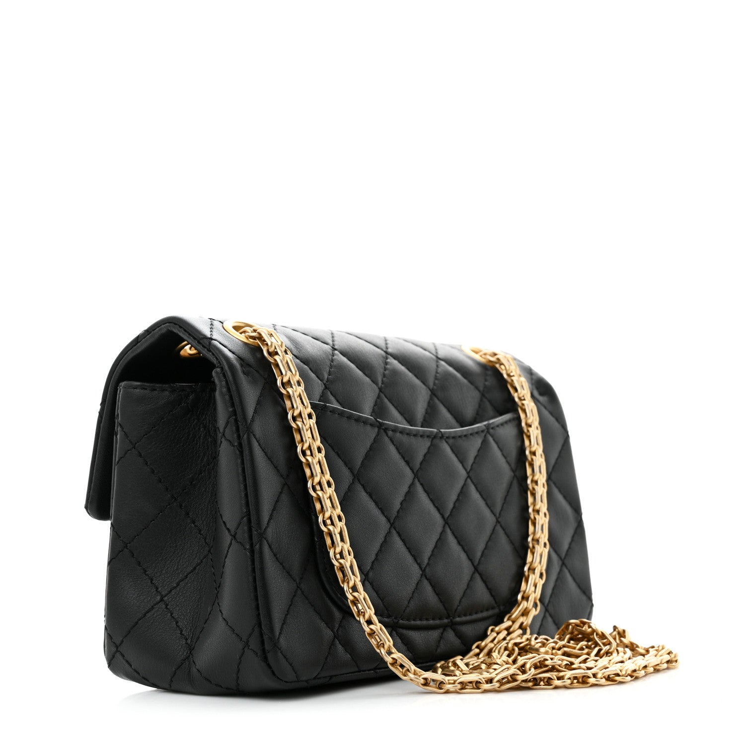 Chanel Calfskin Quilted 2.55 Reissue Mini Flap Black 3 of 11