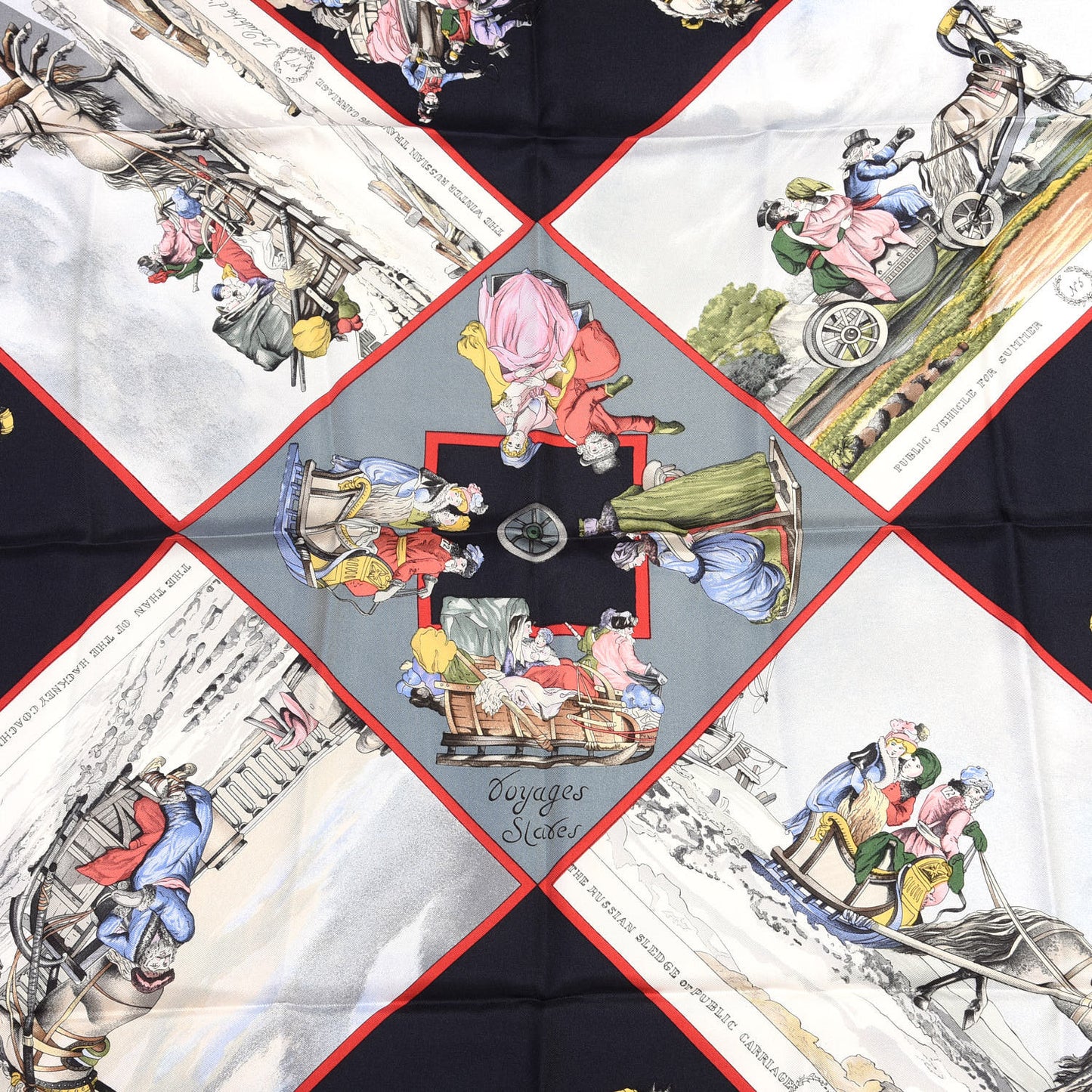 Silk Voyages Slaves Scarf 90