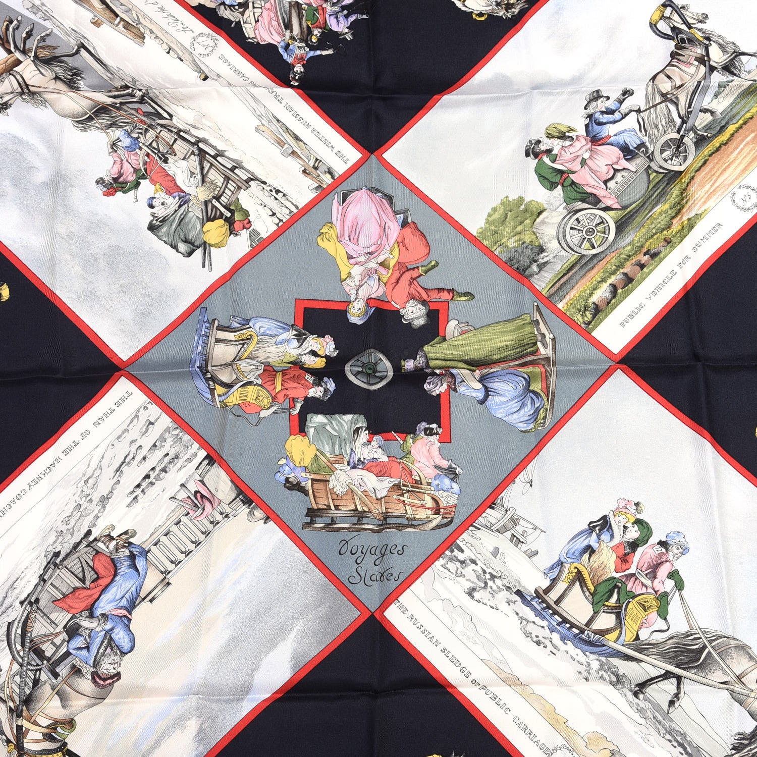 Hermes Silk Voyages Slaves Scarf 90 3 of 4