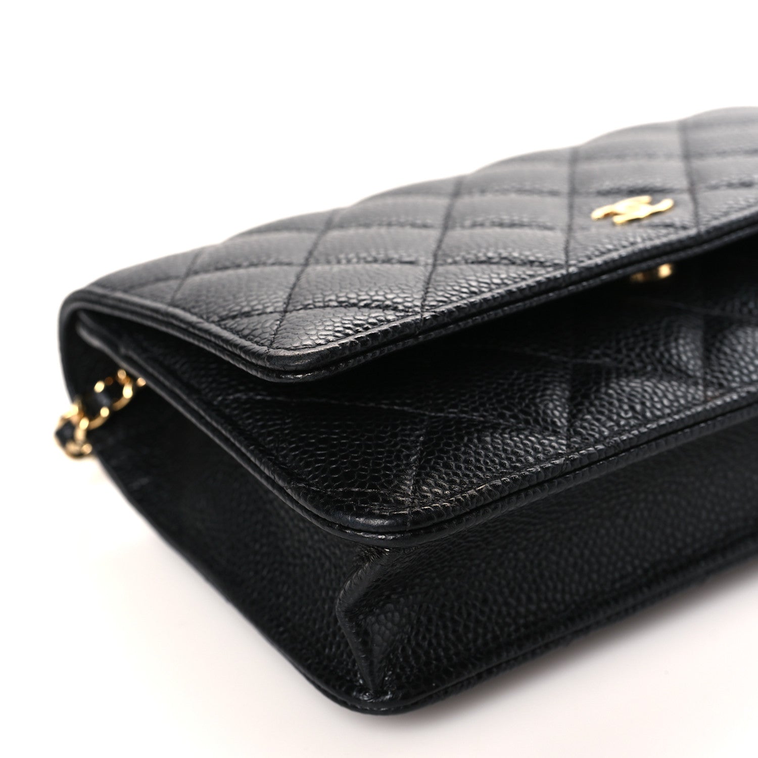 Chanel Caviar Quilted Wallet on Chain WOC Black 8 of 9