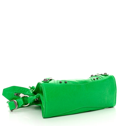 Balenciaga Agneau Arena Neo Cagole Handbag XS Kelly Green 5 of 11