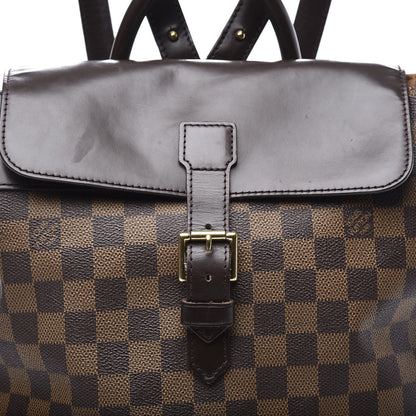 Louis Vuitton Damier Ebene Soho Backpack 9 of 10