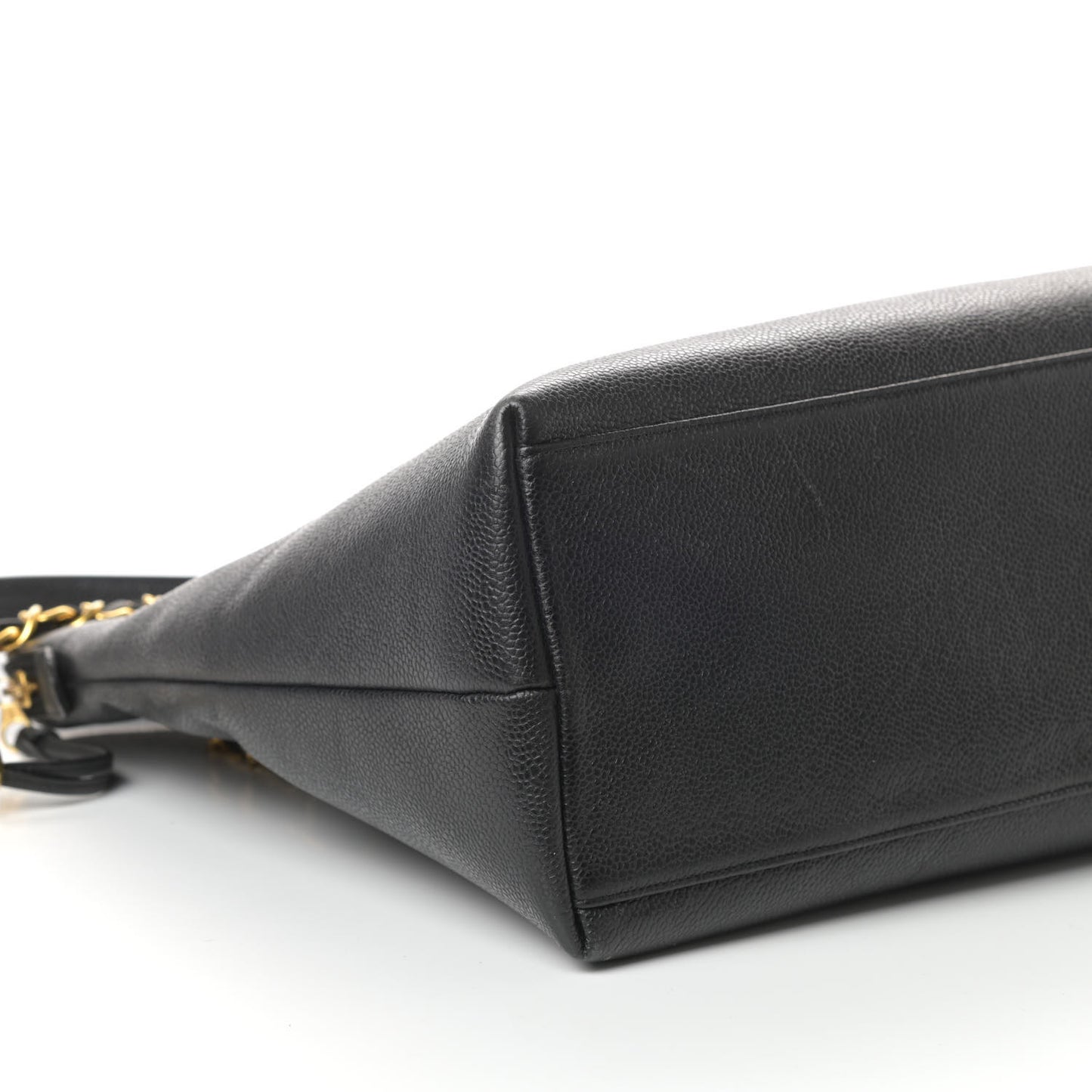 Caviar Large CC Shoulder Bag Black