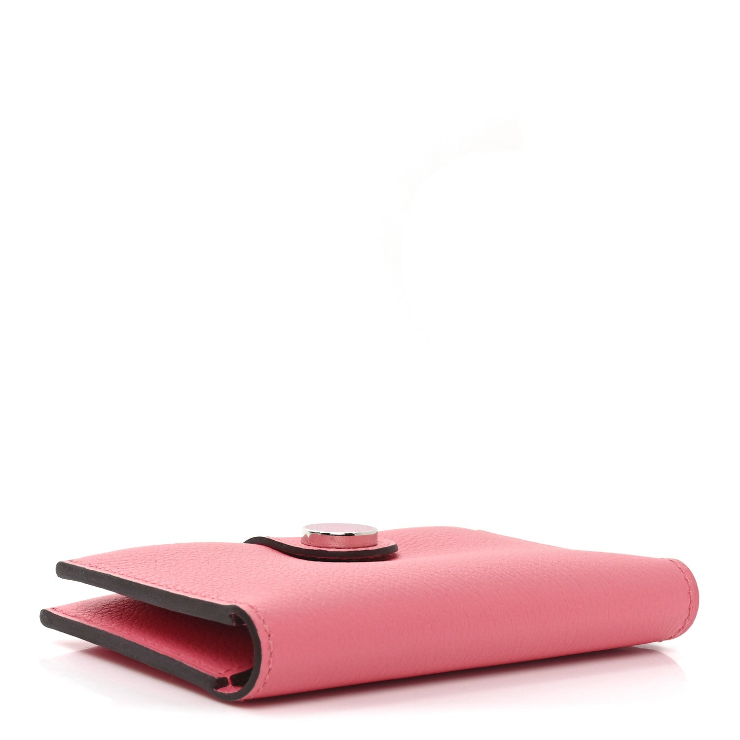Hermes Evercolor RMS Card Holder Rose Azalee 3 of 6
