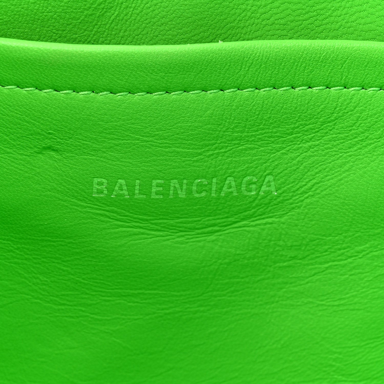 Balenciaga Nylon Lambskin Woven Small Ibiza Basket With Strap