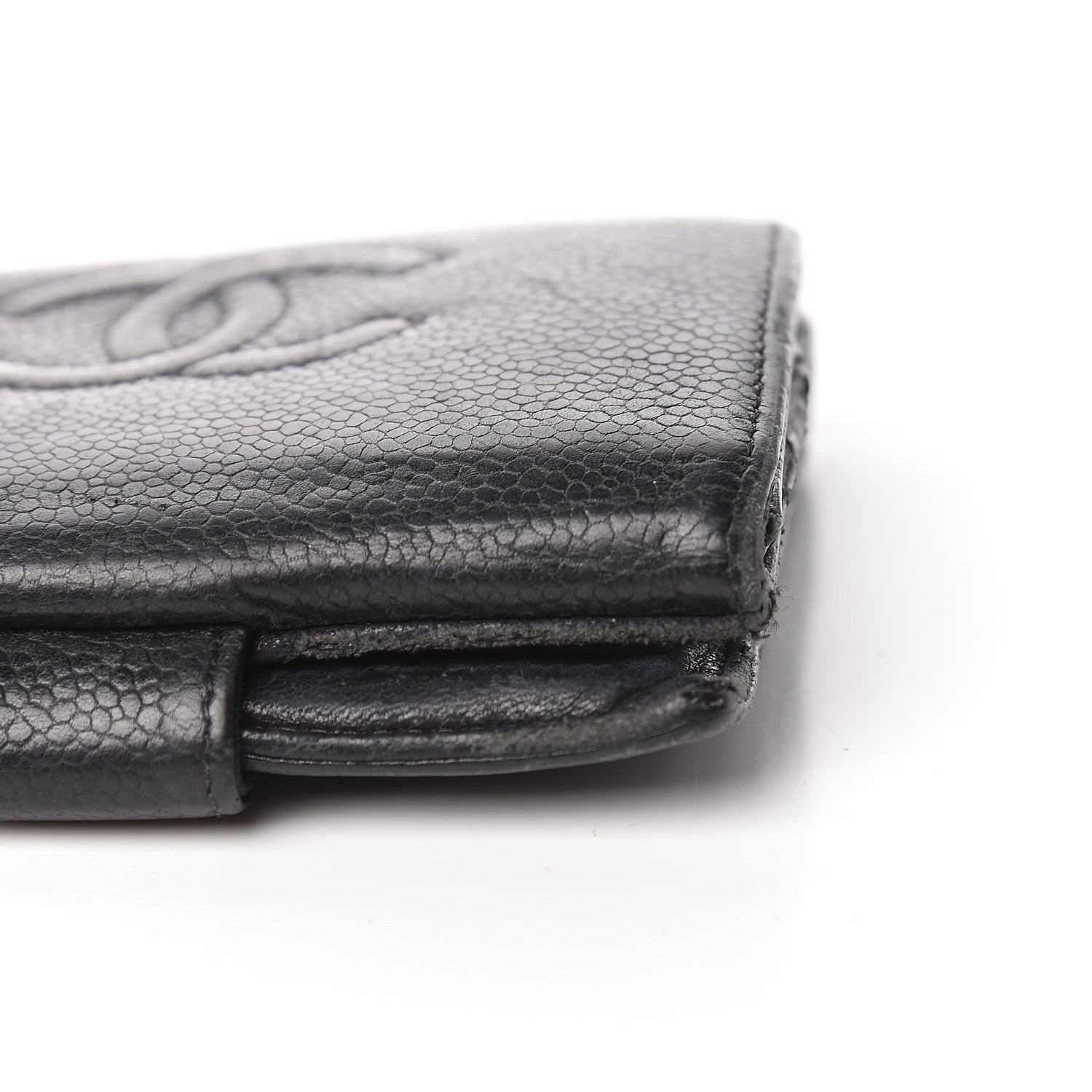 Chanel Caviar Timeless CC Compact French Wallet Black 13 of 20